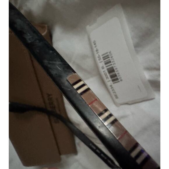 Burberry Edison 53/20/145 Men's Square Eyeglasses With Matching Case & Box - Picture 8 of 16